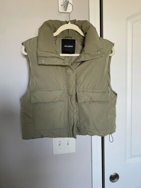 Pull&Bear Sage Puffer Vest